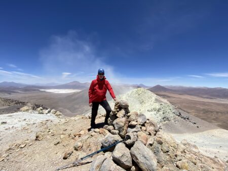 The top of Volcan Irruputuncu